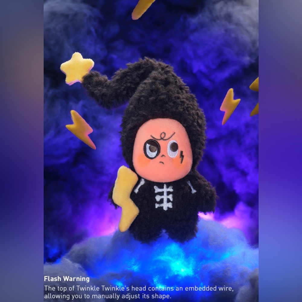 Authentic Pop Mart Twinkle Twinkle — Sweet Dreams Forecast — Flash Warning